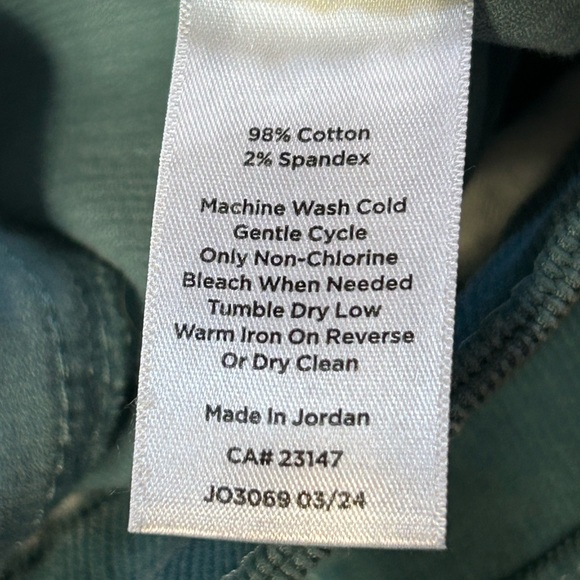 Talbots Stretch Corduroy Straight Leg Pants Size 14 - Picture 7 of 8